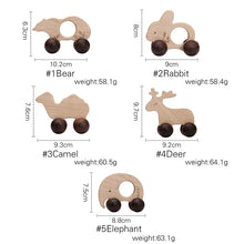 Load image into Gallery viewer, Montessori Nordic Wooden Cars