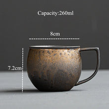Load image into Gallery viewer, Vintage Japanese Stoneware Ceramic Coffee Mug