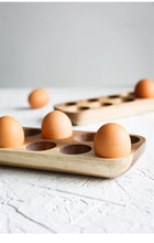 Load image into Gallery viewer, Japanese Wooden Double-Row Egg Storage Box