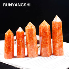 Load image into Gallery viewer, Natural Clear Quartz Healing Obelisk Wand