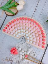 Load image into Gallery viewer, Montessori Wooden Sorting Rainbow Board