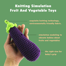 Load image into Gallery viewer, Knitted Wool Play Food, Fruits and Vegetables