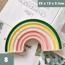 Load image into Gallery viewer, Montessori Wooden Sorting Rainbow Board