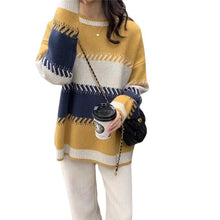 Load image into Gallery viewer, Women's Stylish Contrast Color Sweater
