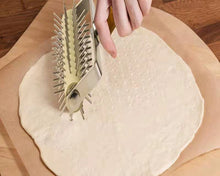 Load image into Gallery viewer, Stainless Steel Lattice Cutter Roller - Pastry & Pizza Dough Wheel