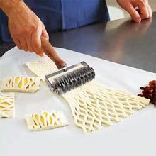 Load image into Gallery viewer, Stainless Steel Lattice Cutter Roller - Pastry & Pizza Dough Wheel