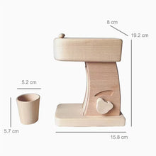Load image into Gallery viewer, Montessori Wooden Coffee, Tea and Baguette Pretend Play Set