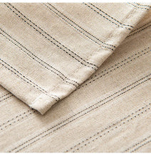 Load image into Gallery viewer, Retro Striped Cotton Linen Tablecloth