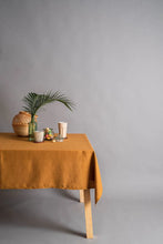 Load image into Gallery viewer, 100% Pure Linen Tablecloth - Solid Color Natural Fabric