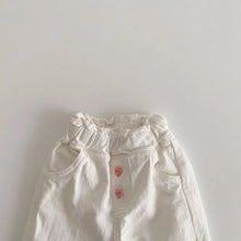 Load image into Gallery viewer, 2024 Girls Spring Pants Baby Casual Ruffle Wide Leg Pants Children's Trendy Autumn Trousers Loose Solid High Waist Bell-bottoms