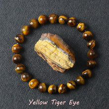 Load image into Gallery viewer, Natural Stone Bead Bracelet, 8mm, Stretch