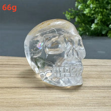 Load image into Gallery viewer, Natural White Quartz Crystal Skull Statue