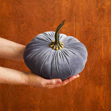 Load image into Gallery viewer, Handmade Velvet Pumpkin Decoration - S/M/L Sizes & Multiple Colors
