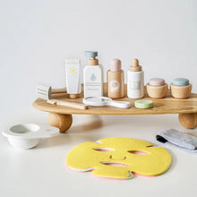 Load image into Gallery viewer, Wooden Pretend Play Spa Makeup Set