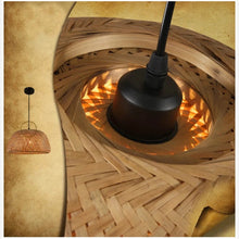 Load image into Gallery viewer, Hot Sale Bamboo Pendant Lamp Restaurant Bamboo Vine Lampshade Chandeliers Pendant Lights HandmadeNatural Rattan Wicker E27 LED