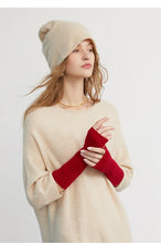 Load image into Gallery viewer, 100% Cashmere Fingerless Gloves