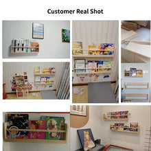 Load image into Gallery viewer, Wood Floating Shelves for Kids' Nursery and Home Decor