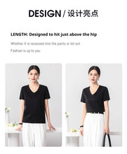 Load image into Gallery viewer, Silk & Cotton Women's Luxury T-Shirt