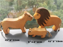 Load image into Gallery viewer, Colorful Wooden Animal Stacking Blocks - Forest & Safari Toys
