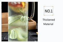 Load image into Gallery viewer, 1000ML/1500ML Thick Glass Kettle with Bamboo Lid & Filter