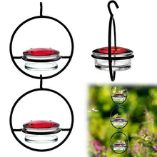 Load image into Gallery viewer, Hummble Slim Hummingbird Feeder Metal Hummingbird Feeder Hanging Metal Hummingbird Feeder Round Hummingbird Feeder
