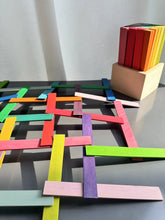 Load image into Gallery viewer, Wooden Rainbow Arch Stacking Blocks & Peg Dolls