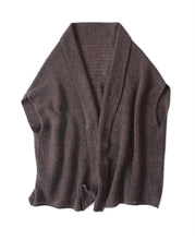 Load image into Gallery viewer, 100% Wool Oversized Knitted Poncho Shawl