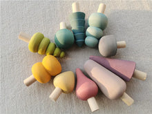 Load image into Gallery viewer, Wooden Pastel Nordic Blocks - Stacking, Trees, Houses & Animals