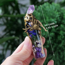 Load image into Gallery viewer, Natural Crystal Gemstone Wishing Bottle - Energy Decor & Gift