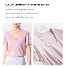 Load image into Gallery viewer, Silk & Cotton Women's Luxury T-Shirt
