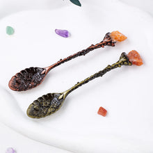 Load image into Gallery viewer, 5PCS Natural Crystal Raw Stone Spoon Set