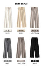 Load image into Gallery viewer, 100% Wool Wide-Leg Knitted Pants