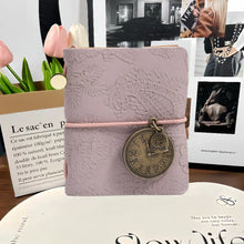 Load image into Gallery viewer, Mini Leather Pocket Notebook - Portable Retro Sketchbook & Daily Planner