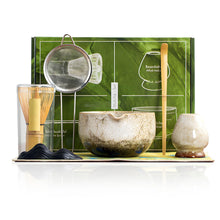 Load image into Gallery viewer, Matcha Whisk Set with Ceramic Bowl, 7 Pieces