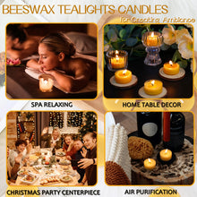 Load image into Gallery viewer, 6-48Pcs Handmade Smokeless Beeswax Votive Candles