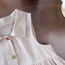 Load image into Gallery viewer, Bear Leader New Solid Baby Girl Dress Cotton Button Kids Dresses Summer Princess Party Dress Toddler Girls Sundress Kids Clothes