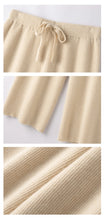 Load image into Gallery viewer, 100% Wool Wide-Leg Knitted Pants