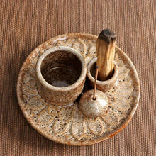Load image into Gallery viewer, 4-in-1 Ceramic Incense Burner for Aromatherapy & Meditation - Sage & Stick Holder