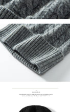 Load image into Gallery viewer, Cashmere Cable Knit Beanie - Unisex
