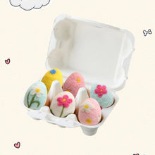 Load image into Gallery viewer, 6PCS Easter Felt Eggs with Egg Box