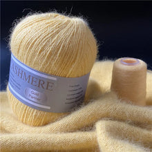Load image into Gallery viewer, Knitting Yarn 3-Ply Fine Worsted Cashmere Yarn for T Shirt 1 Skein 338m 70g Crochet Line Wool Crochet for Needlework