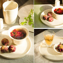 Load image into Gallery viewer, Top Grade Chinese Yunnan Puer Flower Shu Tea balls Cube Cake Original Ripe Briquette Pu Er Black Red Tee Puerh Gift