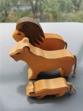 Load image into Gallery viewer, Colorful Wooden Animal Stacking Blocks - Forest & Safari Toys