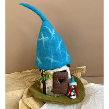 Load image into Gallery viewer, Wool Felt Playscape Play Mat River Fall House Doll Playscape Small World Pretend Play Children Montessori Waldorf Inspired Toy