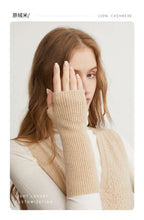 Load image into Gallery viewer, 100% Cashmere Fingerless Gloves