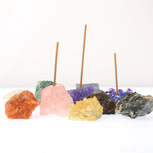 Load image into Gallery viewer, Natural Gemstone Incense Holder