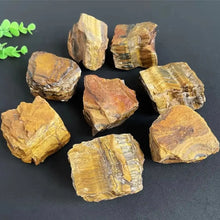 Load image into Gallery viewer, Tiger's Eye Raw Stone, Natural Rough Chunks