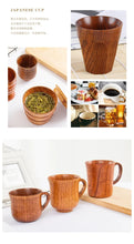 Load image into Gallery viewer, Wood Handle Cups Beer Tea Coffee Milk Water Cup Kitchen Bar Drinkware for Kitchen Coffee Mug