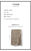 Load image into Gallery viewer, Men Winter Wool Cashmere Knitted Scarf Coarse Needle Texture Thick Neck Warmer Christmas Present Unisex Accessories 170*25 Traf