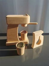 Load image into Gallery viewer, Montessori Wooden Coffee, Tea and Baguette Pretend Play Set